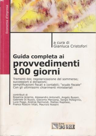 Copertina di Guida completa ai provvedimenti 100 giorni