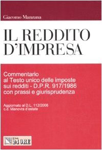 Copertina di Il reddito d'impresa