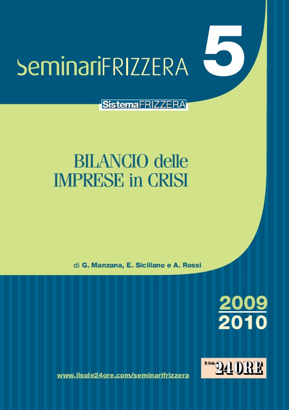 Copertina di Bilancio delle imprese in crisi