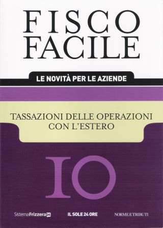 Copertina di Tassazioni delle operazioni con l'estero 10